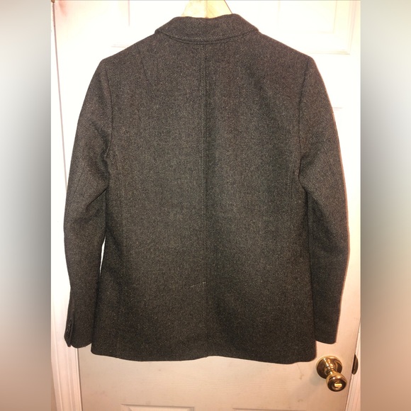 Banana Republic Jacket olive green 2 button blazer, wool. SZ 6 - Picture 2 of 15